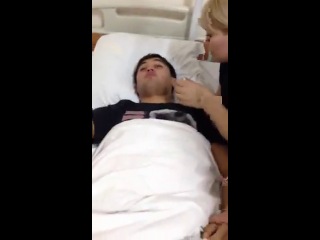 the anesthesia smeared the boy