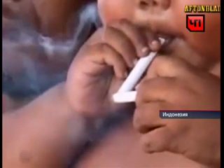 a 2-year-old teen smokes 2 packs a day :))